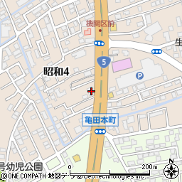 ドコモ・ショップ函館昭和店周辺の地図