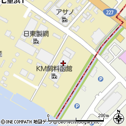 北海道カネパール株式会社　道南営業所周辺の地図