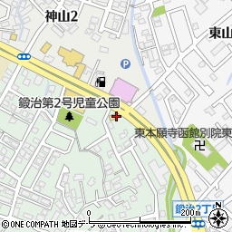 ラーメン山岡家 函館鍛冶店周辺の地図