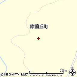 北海道函館市鈴蘭丘町周辺の地図