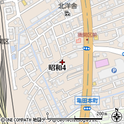トイレつまり解決・水の生活救急車　函館市エリア専用ダイヤル周辺の地図