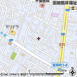 冨士美容院周辺の地図