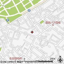 北海道函館市東山3丁目1-26周辺の地図