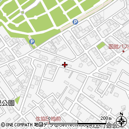 北海道函館市東山3丁目1-29周辺の地図