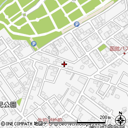 北海道函館市東山3丁目1周辺の地図