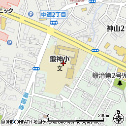 北海道函館市鍛治2丁目46周辺の地図