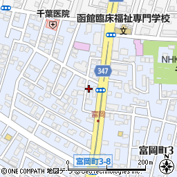 北日本石油株式会社函館販売支店　フレッシュタウン赤川給油所周辺の地図