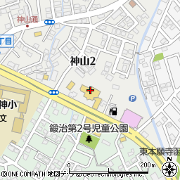函館日産神山店周辺の地図