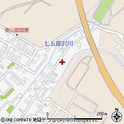北海道函館市東山3丁目36-17周辺の地図