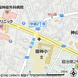 北海道函館市鍛治2丁目46-10周辺の地図