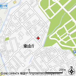 北海道函館市東山1丁目24-11周辺の地図