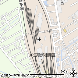 日本貨物鉄道株式会社　北海道支社五稜郭機関区事務室周辺の地図