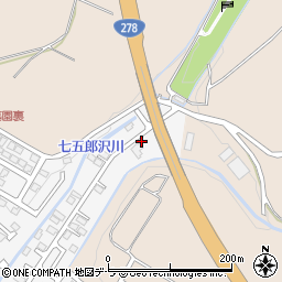 北海道函館市東山3丁目36-24周辺の地図