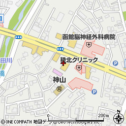 北海道函館市中道2丁目52周辺の地図