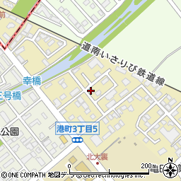 サンシャイン亀田港周辺の地図