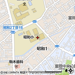 函館市立昭和小学校周辺の地図
