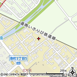 シニアパンション函館・亀田港Ⅱ周辺の地図
