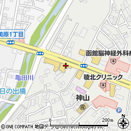 北海道スバル函館神山店周辺の地図