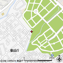 北海道函館市東山1丁目25-11周辺の地図