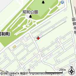 北海道函館市昭和町17-7周辺の地図