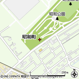 北海道函館市昭和町周辺の地図