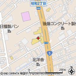 函館トヨタ自動車本社周辺の地図