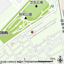 北海道函館市昭和町17-30周辺の地図