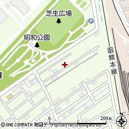 北海道函館市昭和町17-21周辺の地図