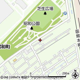 北海道函館市昭和町17-39周辺の地図