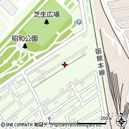北海道函館市昭和町17-51周辺の地図