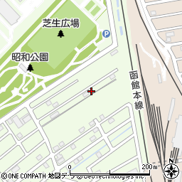 北海道函館市昭和町17周辺の地図