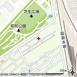 北海道函館市昭和町17-56周辺の地図
