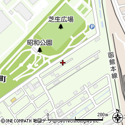 北海道函館市昭和町17-41周辺の地図