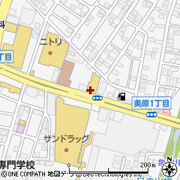 ネッツトヨタ函館美原店周辺の地図