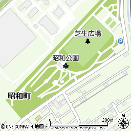 昭和公園周辺の地図