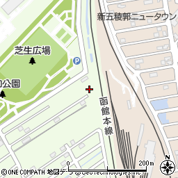 北海道函館市昭和町17-32周辺の地図