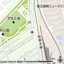 北海道函館市昭和町17-36周辺の地図