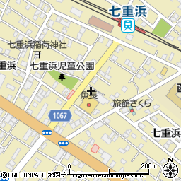 道南うみ街信用金庫七重浜支店周辺の地図