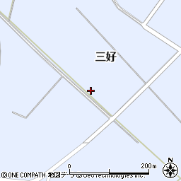 北海道北斗市三好168周辺の地図