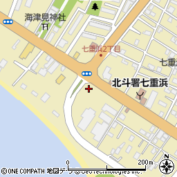 ツルハドラッグ北斗七重浜店周辺の地図