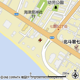 セブンイレブン北斗七重浜臨港通店周辺の地図