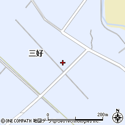 北海道北斗市三好195周辺の地図
