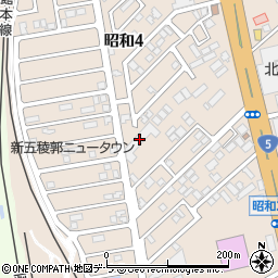 ジャパンケア函館昭和周辺の地図