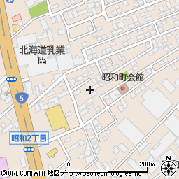 北海道函館市昭和周辺の地図