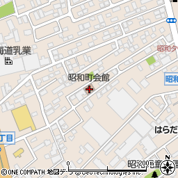 昭和町会周辺の地図
