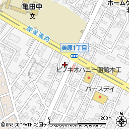 北海道電気保安協会函館総括本部周辺の地図