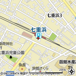七重浜郵便局 ＡＴＭ周辺の地図