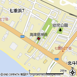 海津見神社周辺の地図