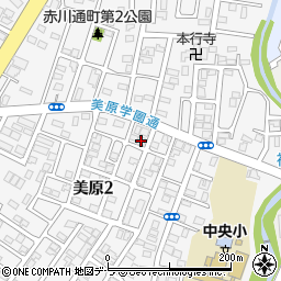 シャトレー美原周辺の地図