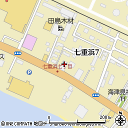 ソフトバンク　函館北斗周辺の地図
